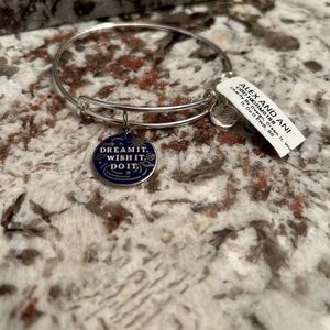 Alex and Ani Dream It, Wish It, Do It Silver Finish Bangle